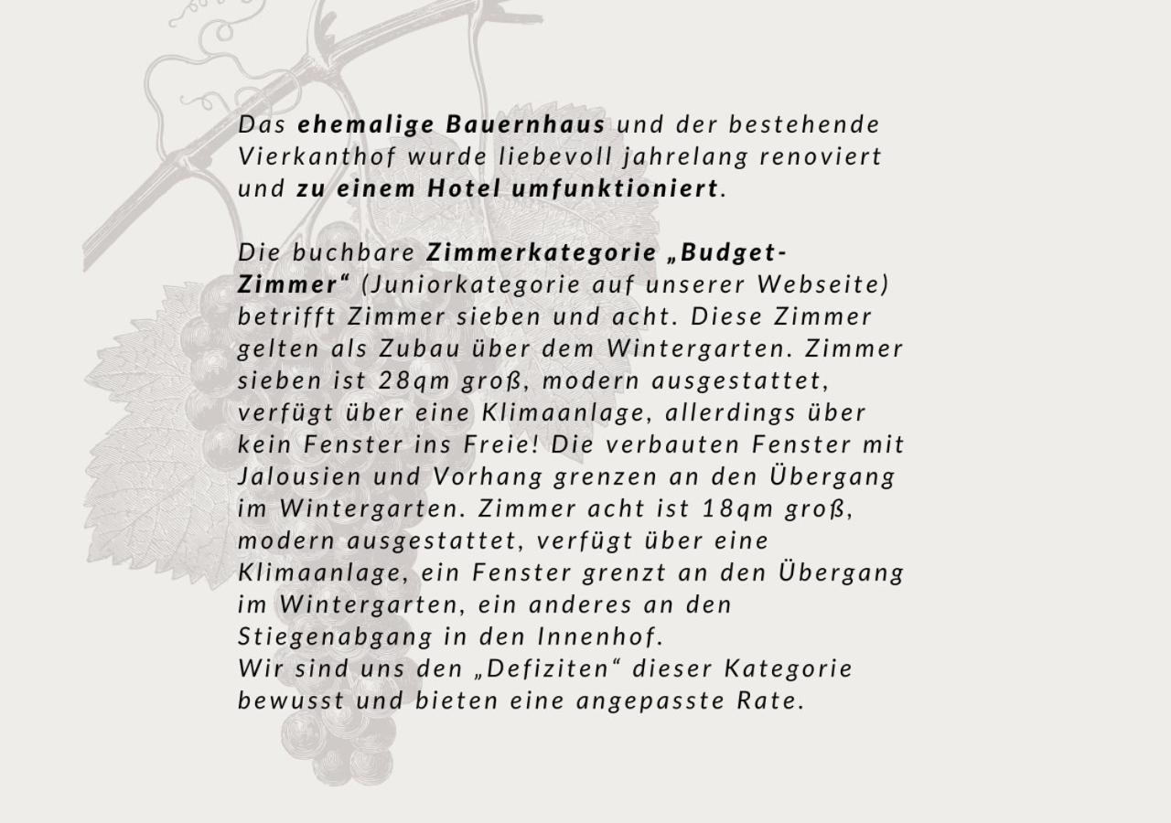 Vierzigerhof Hotel Langenlois Luaran gambar